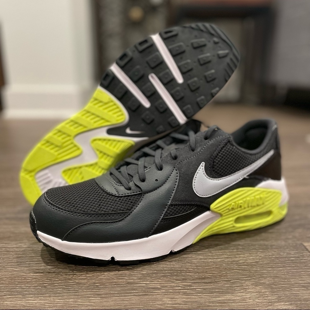 Nike Air Max Excee Dk Smoke Grey Volt sz 12 - Picture 4 of 5